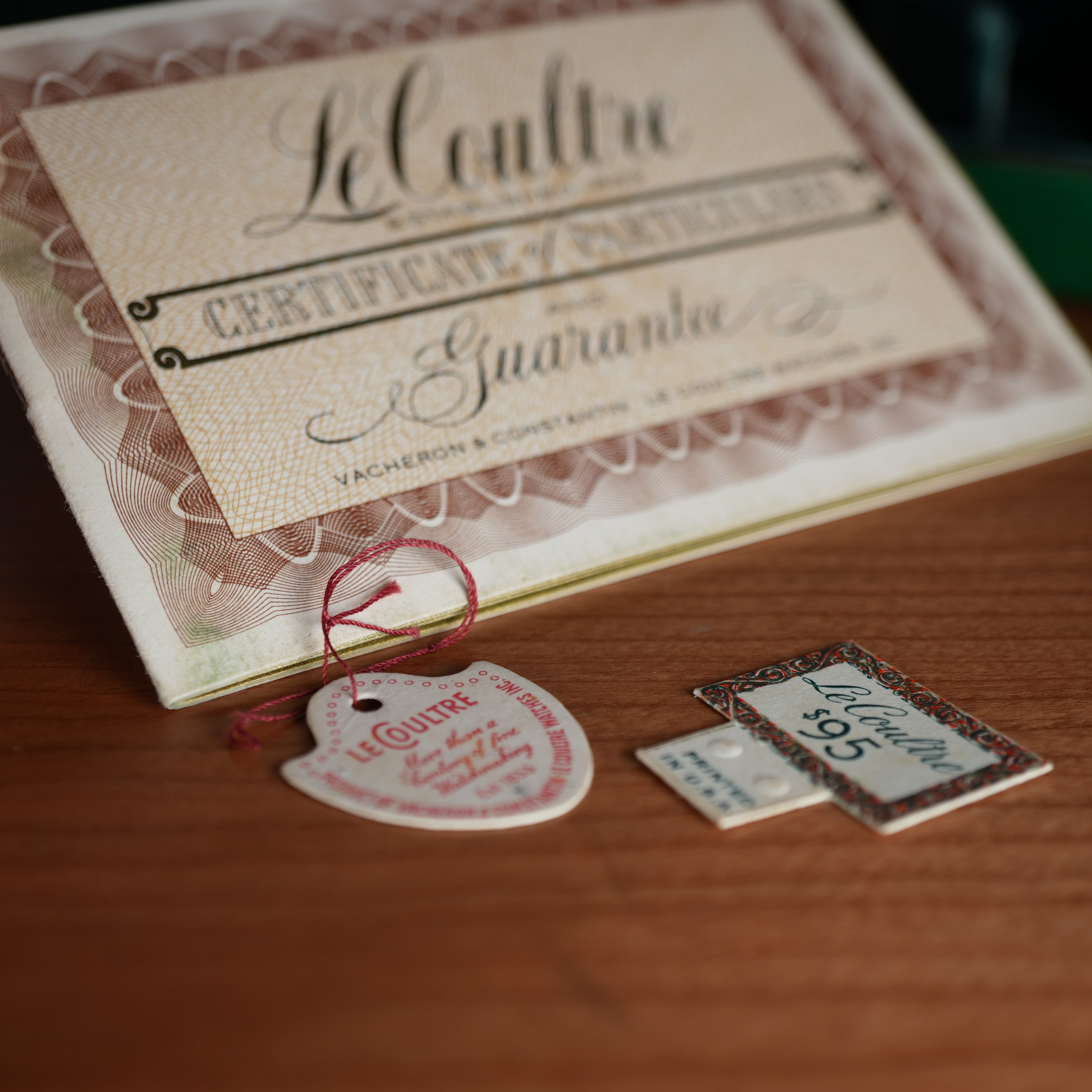 1961 LeCoultre Master Mariner Automatic Complete Set Box and Papers Unpolished