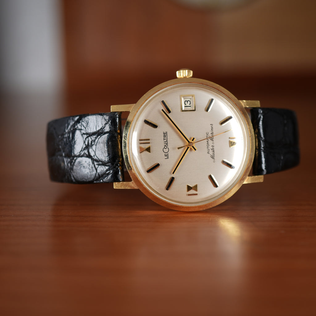 1960’s LeCoultre Master Mariner Ref. 3051-883 Automatic Date 18K Yellow Gold Unpolished