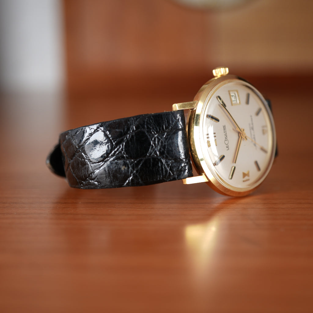 1960’s LeCoultre Master Mariner Ref. 3051-883 Automatic Date 18K Yellow Gold Unpolished
