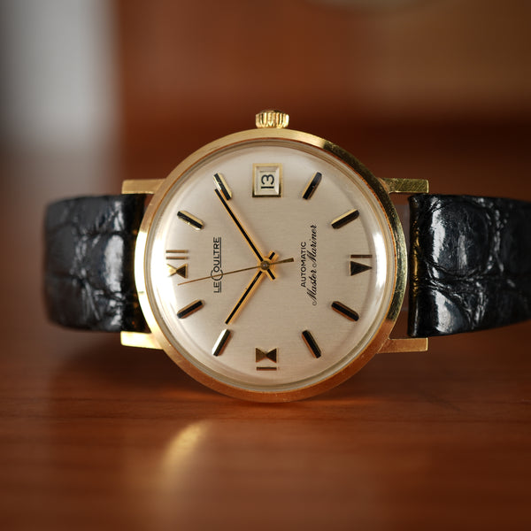 1960’s LeCoultre Master Mariner Ref. 3051-883 Automatic Date 18K Yellow Gold Unpolished