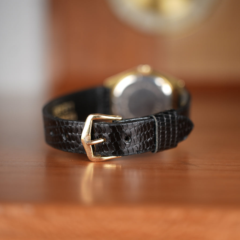1970’s Bucherer Ladies Watch Manual Date Gold Unique Hexagonal Case