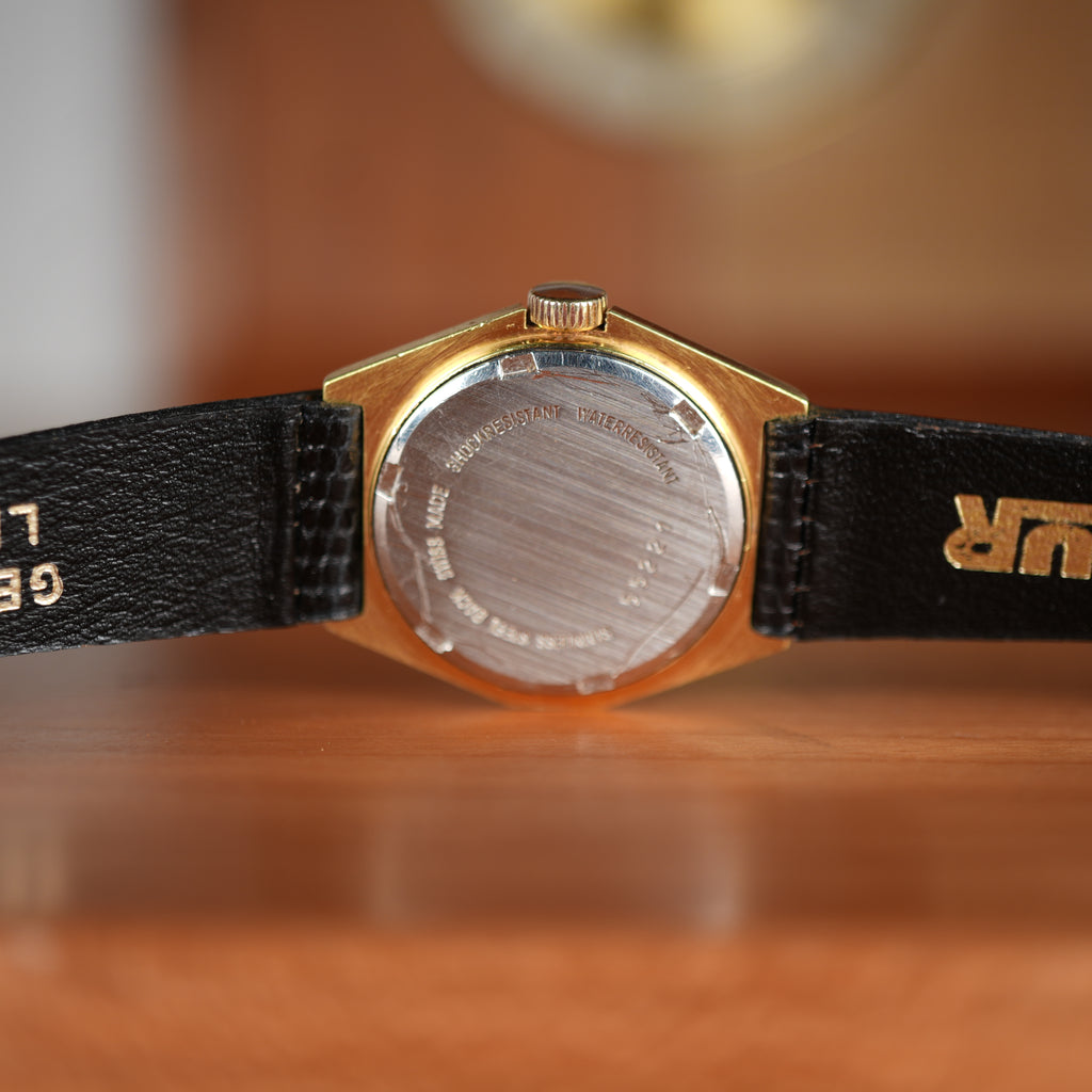 1970’s Bucherer Ladies Watch Manual Date Gold Unique Hexagonal Case