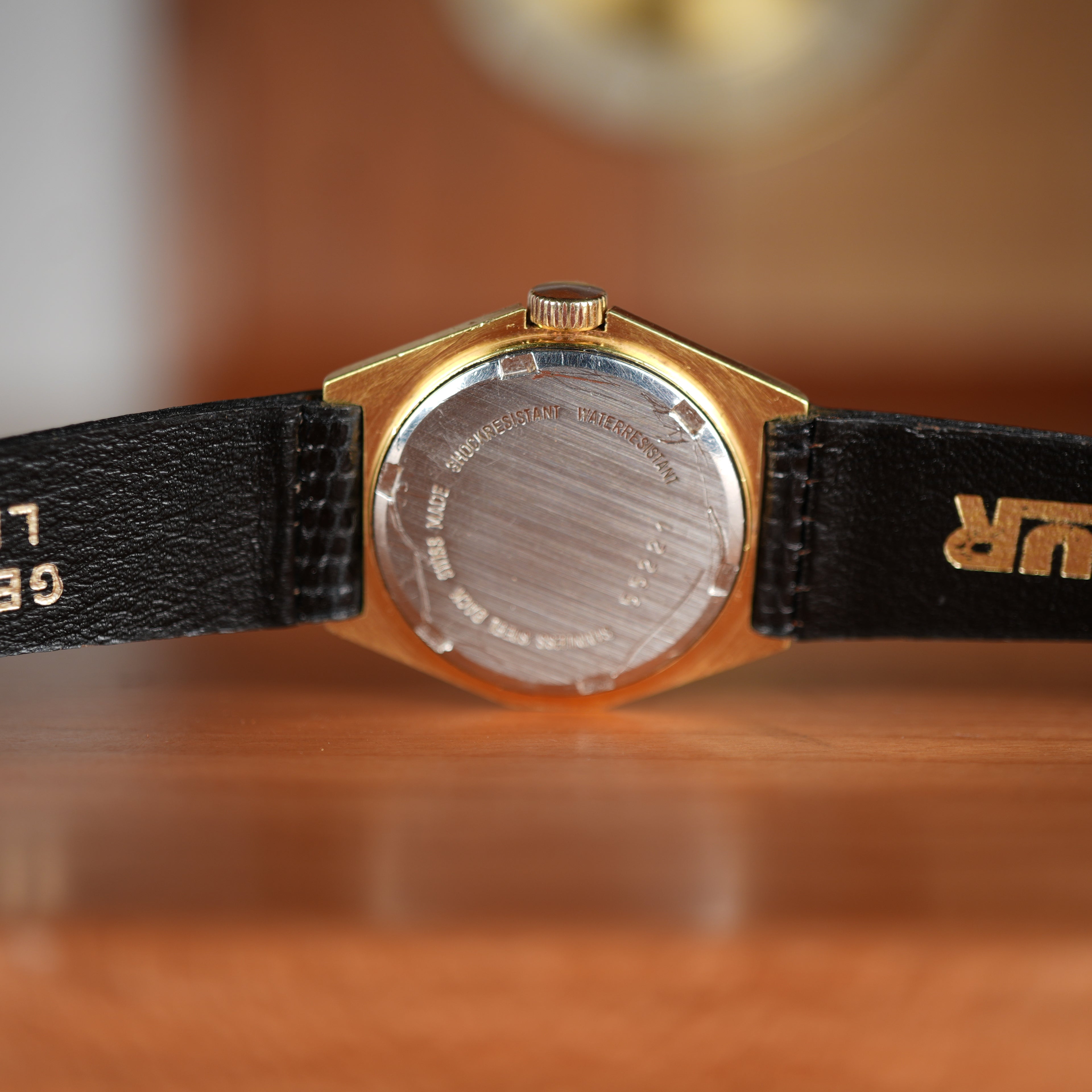 1970’s Bucherer Ladies Watch Manual Date Gold Unique Hexagonal Case