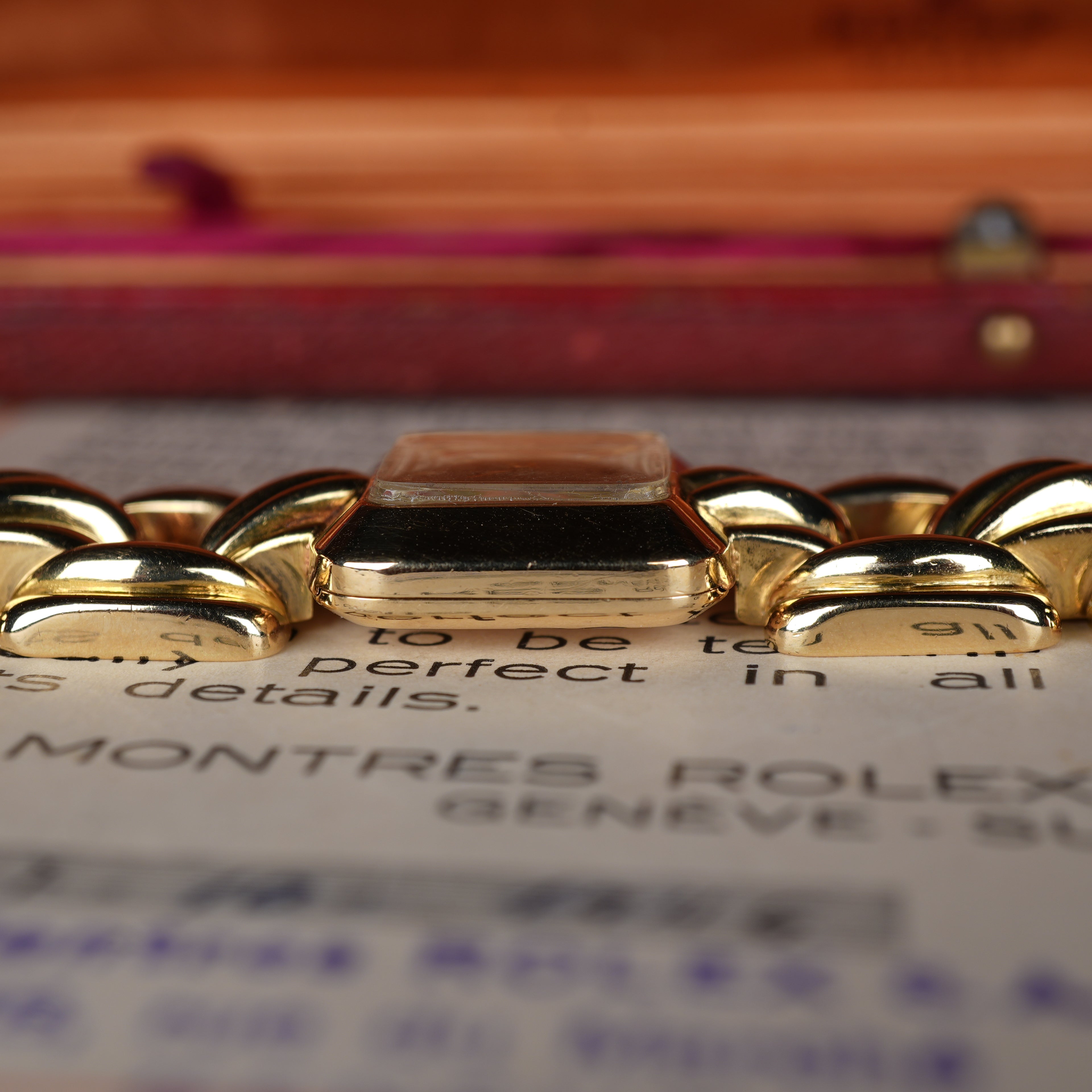 1946 Rolex “Golden Cascade” Exceptional 18k Ladies Cocktail Watch with Original Box,Papers & Receipt