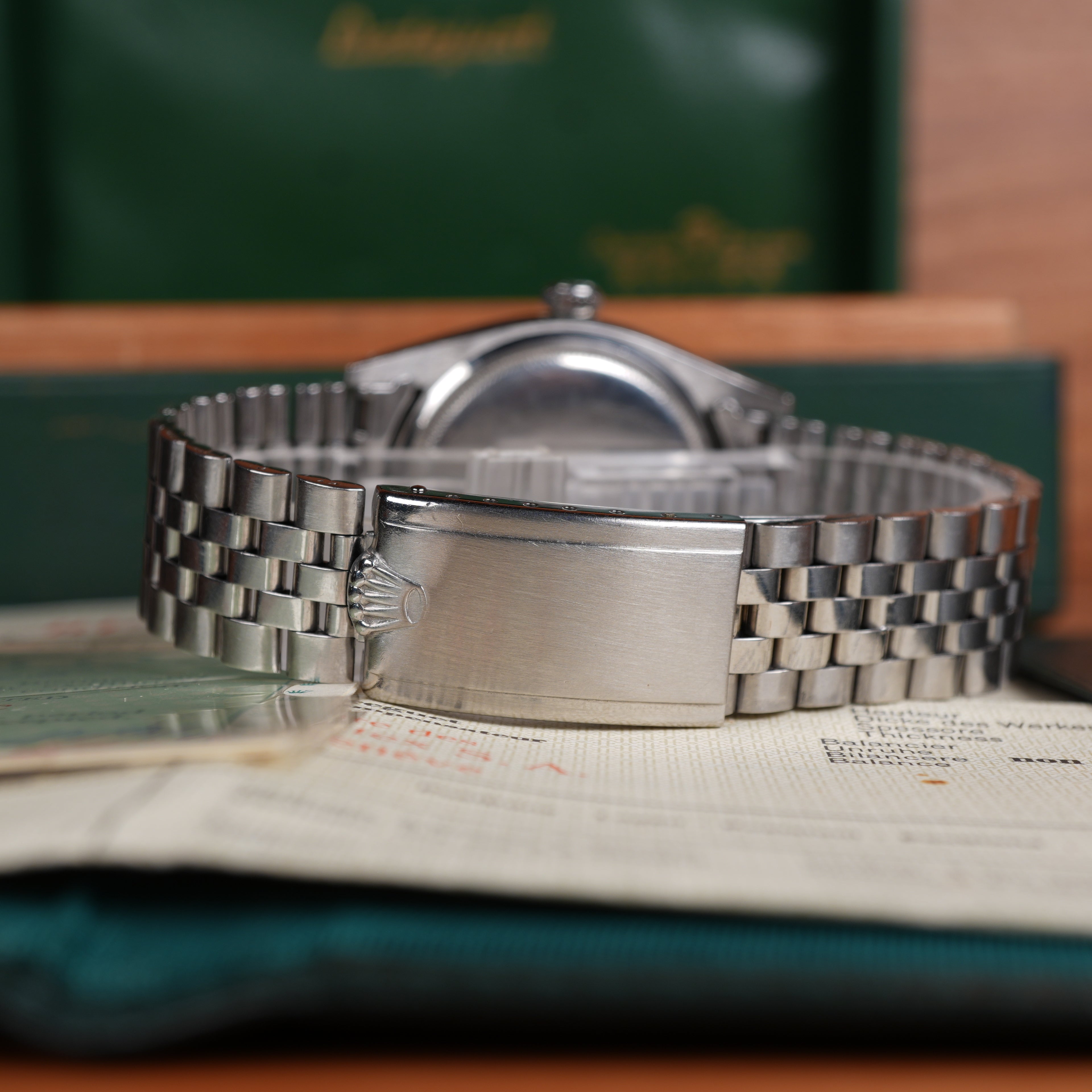 1960 Rolex Datejust 6605 Unpolished Exceptional and Remarkably Complete Collector's Set
