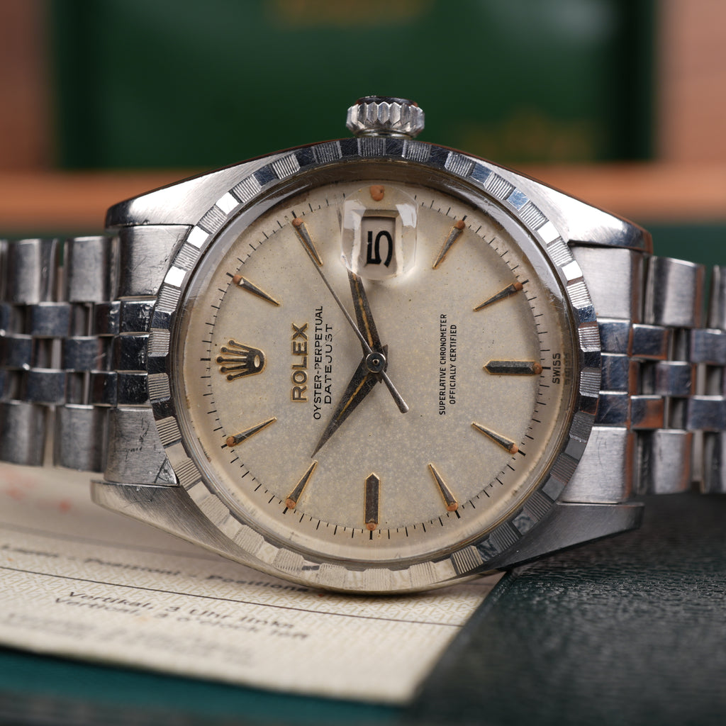 1960 Rolex Datejust 6605 Unpolished Exceptional and Remarkably Complete Collector's Set