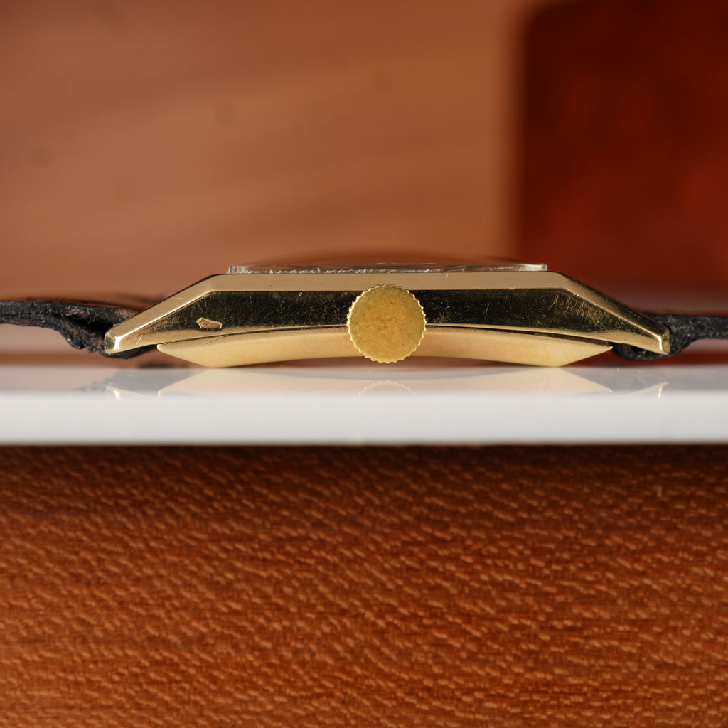 1934 Rolex Prince Ref. 2356 in 9K Gold Bucherer Retailed, Ultra-Rare Black Dial, Original Box