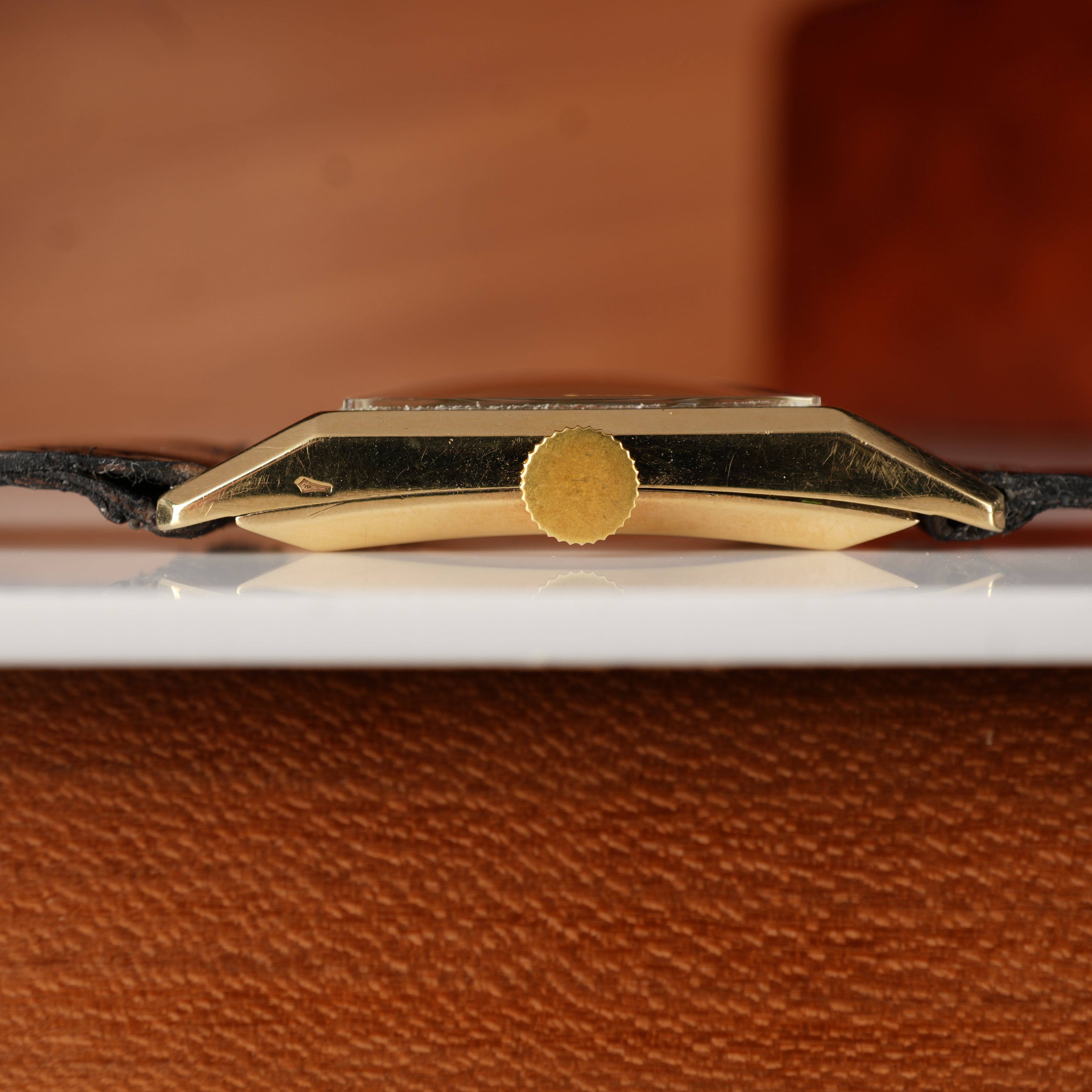 1934 Rolex Prince Ref. 2356 in 9K Gold Bucherer Retailed, Ultra-Rare Black Dial, Original Box