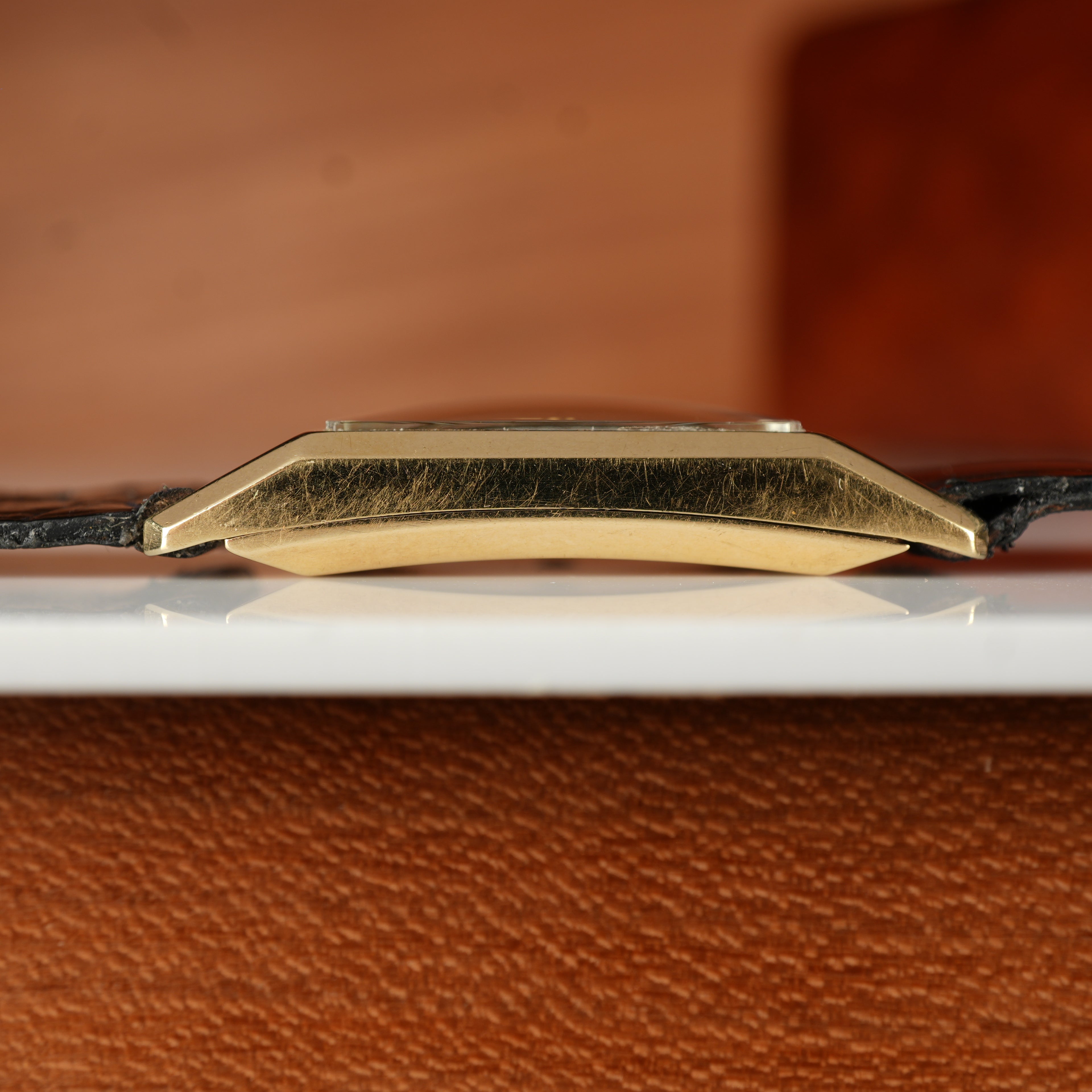 1934 Rolex Prince Ref. 2356 in 9K Gold Bucherer Retailed, Ultra-Rare Black Dial, Original Box