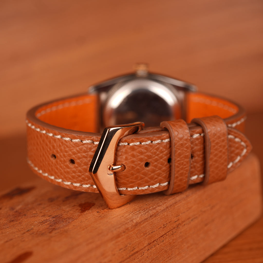 1939 Rolex Bubbleback 3372 Stainless Steel & Rose Gold with Salmon Dial