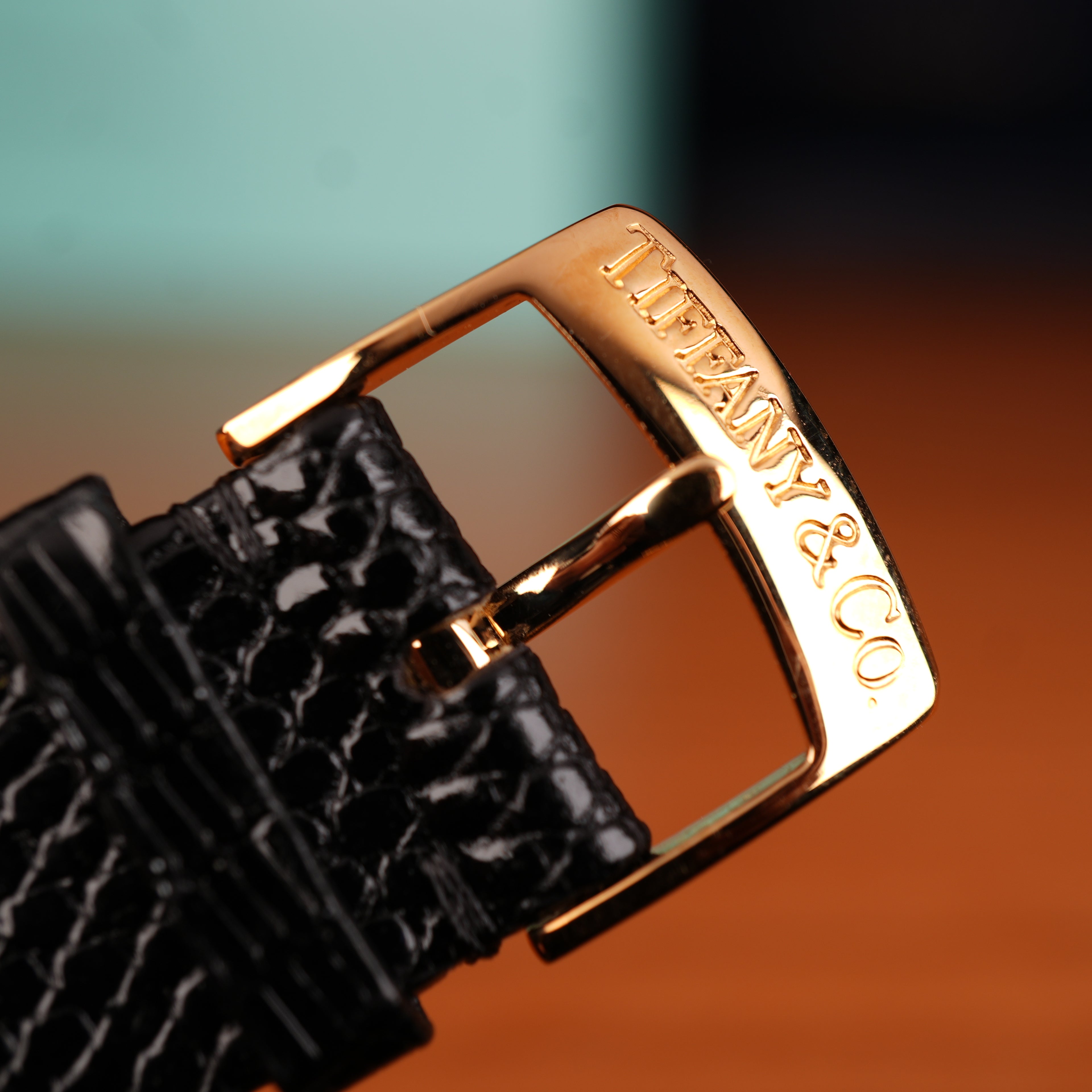 1980's New Old Stock Tiffany & Co. 14K Gold Quartz Men Watch Limited Corporate Presentation Piece