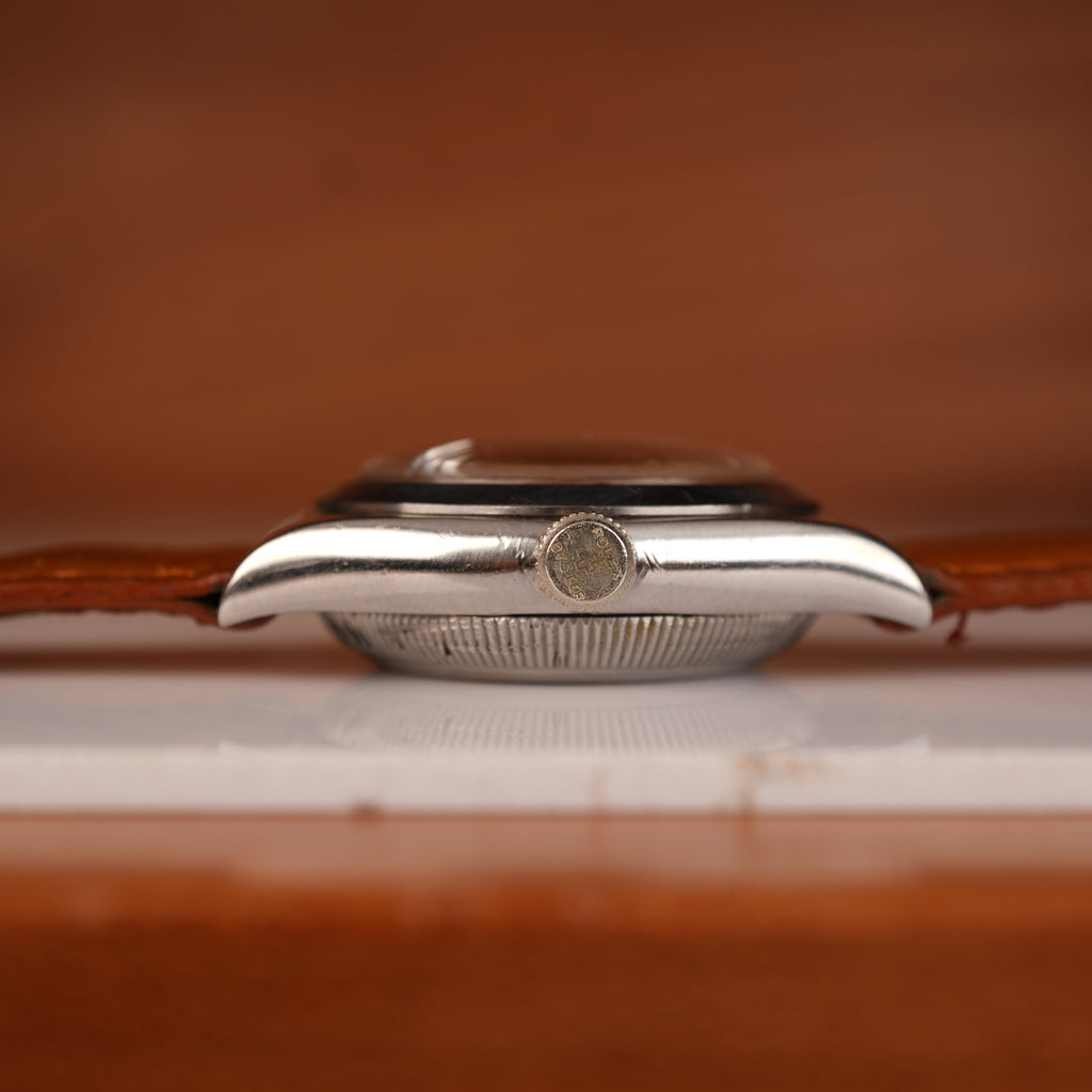 1942 Rolex 3134 Bubbleback Oyster Perpetual Unpolished with Rare Salmon Dial