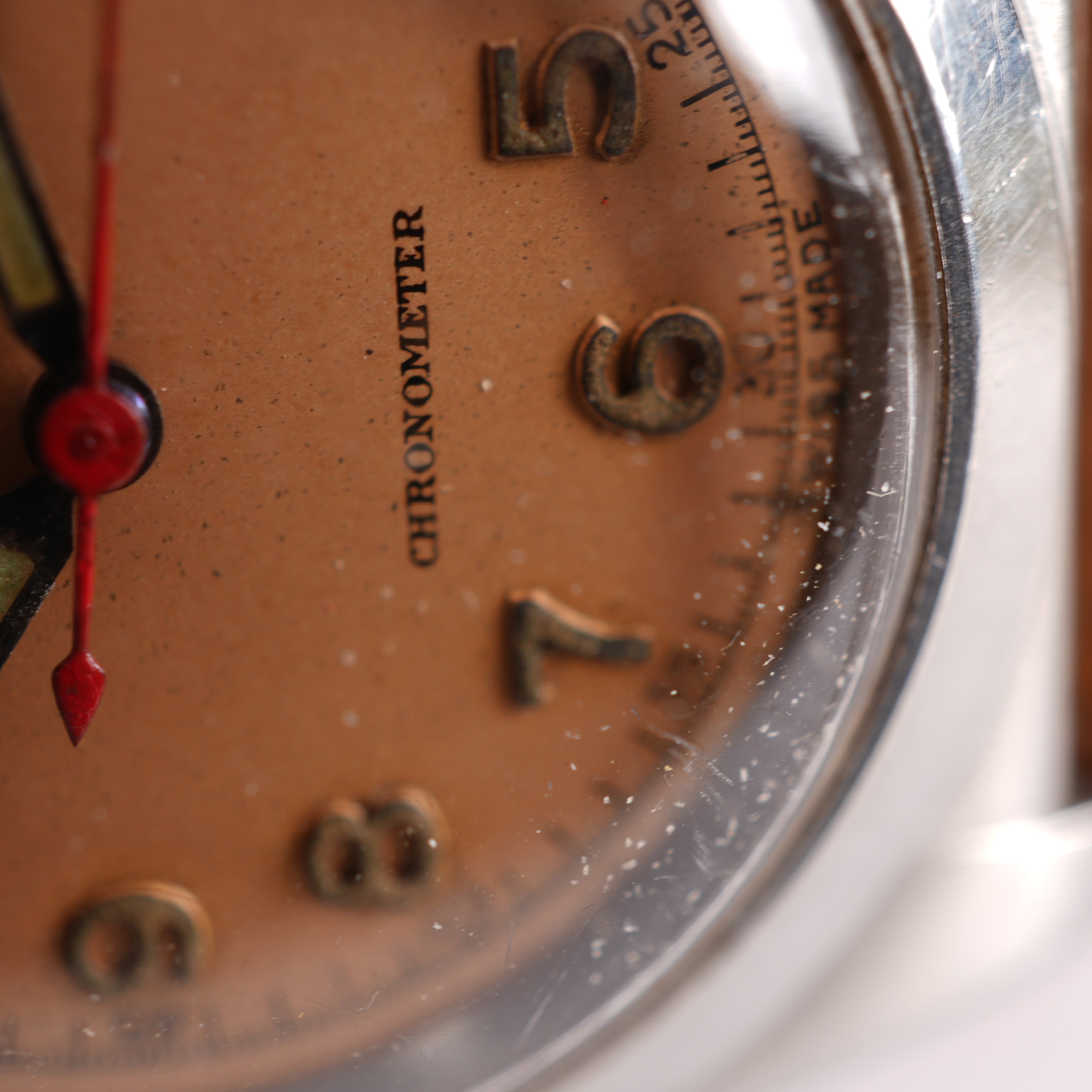 1942 Rolex 3134 Bubbleback Oyster Perpetual Unpolished with Rare Salmon Dial
