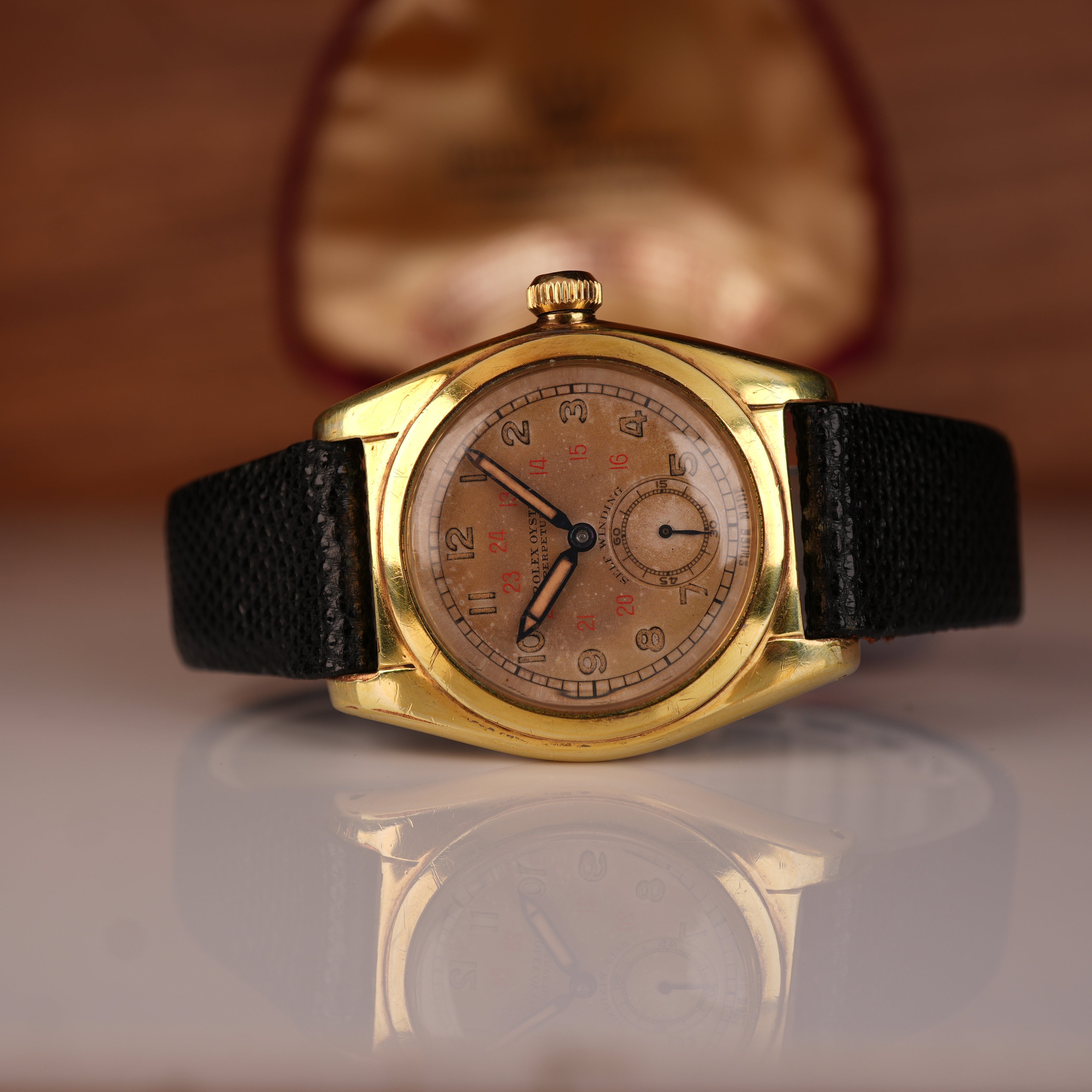 1941 Rolex Bubbleback 2764 Big Crown with Big Sub-Dial Untouched Dial