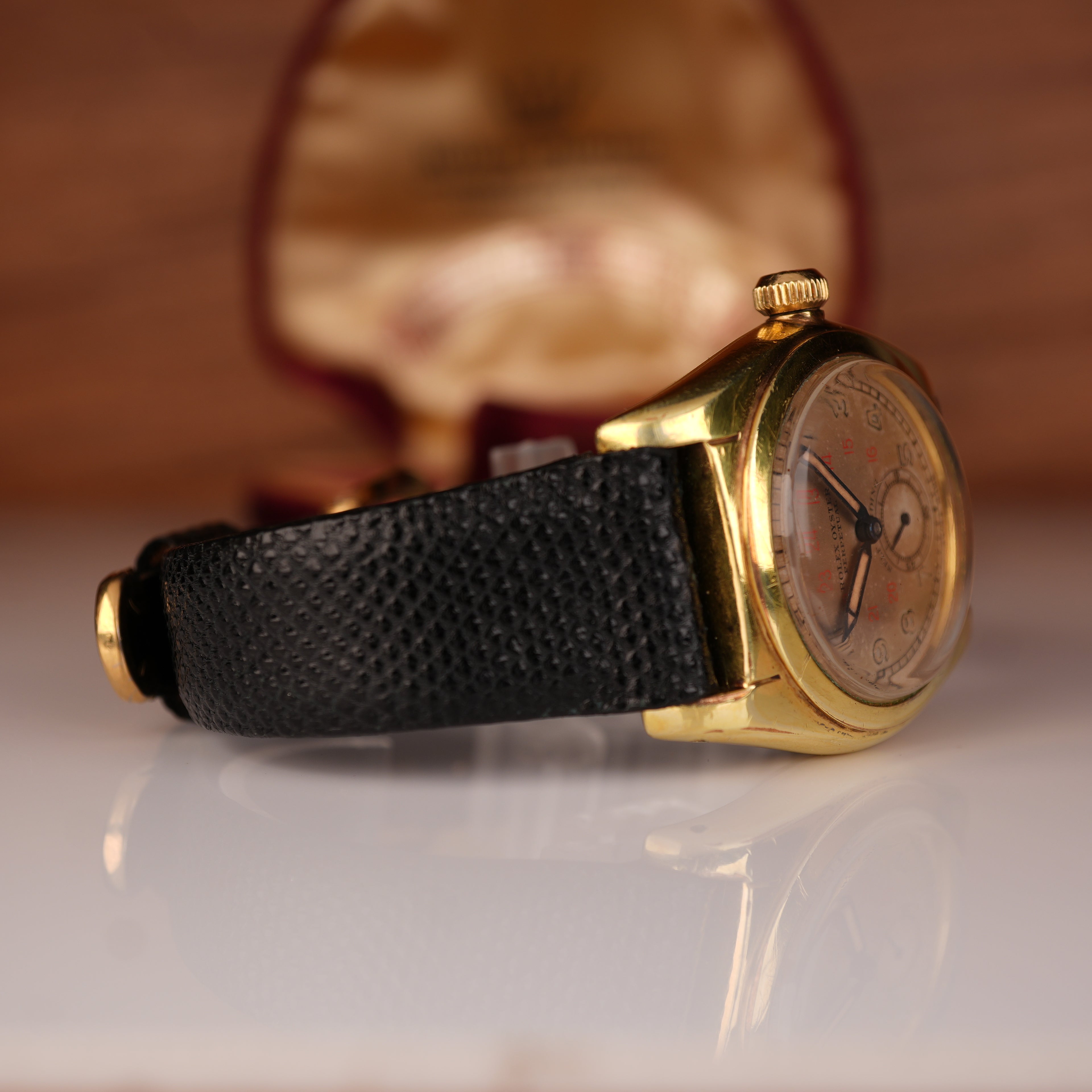 1941 Rolex Bubbleback 2764 Big Crown with Big Sub-Dial Untouched Dial