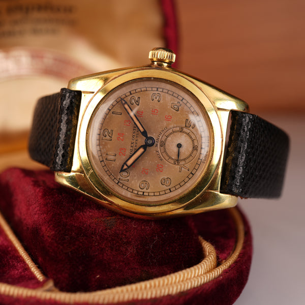 1941 Rolex Bubbleback 2764 Big Crown with Big Sub-Dial Untouched Dial