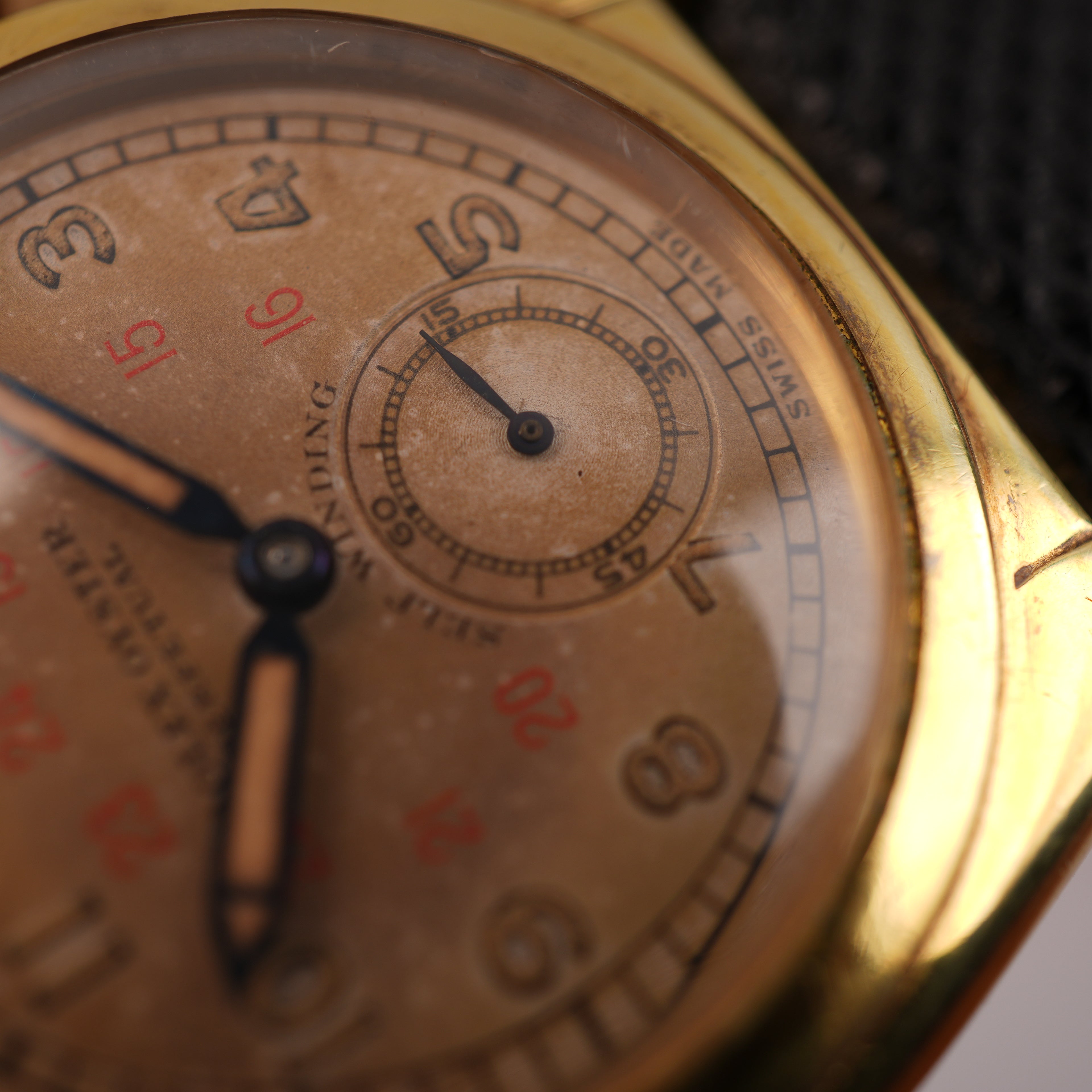 1941 Rolex Bubbleback 2764 Big Crown with Big Sub-Dial Untouched Dial
