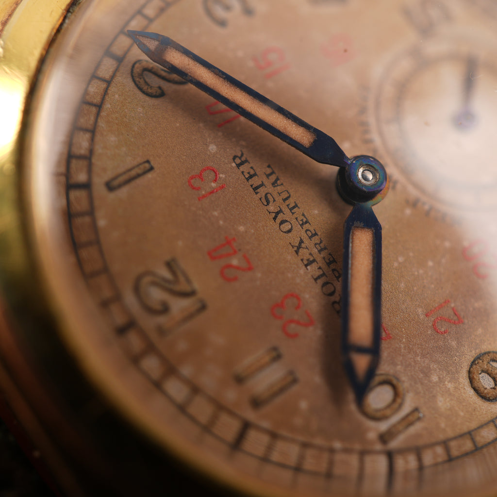 1941 Rolex Bubbleback 2764 Big Crown with Big Sub-Dial Untouched Dial