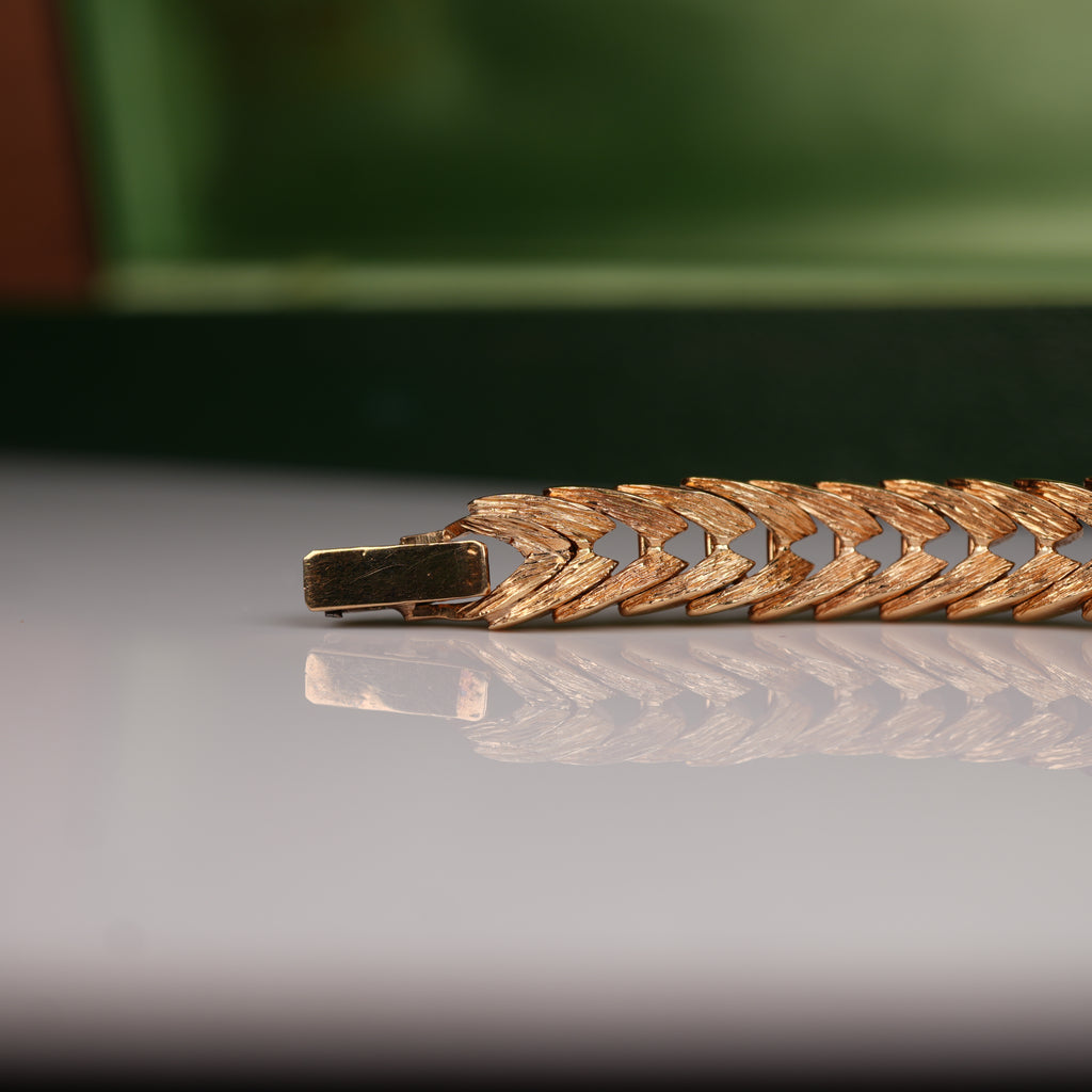Vintage 1960s Ladies Rolex “Golden Shark” Solid Gold with Exceptional Bracelet Cocktail Watch