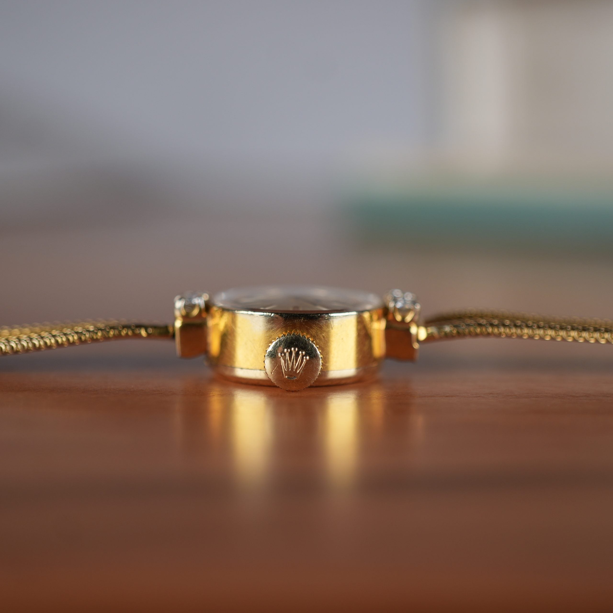 Rolex 14k Gold Ladies Cocktail Watch with Diamonds with original Boxed