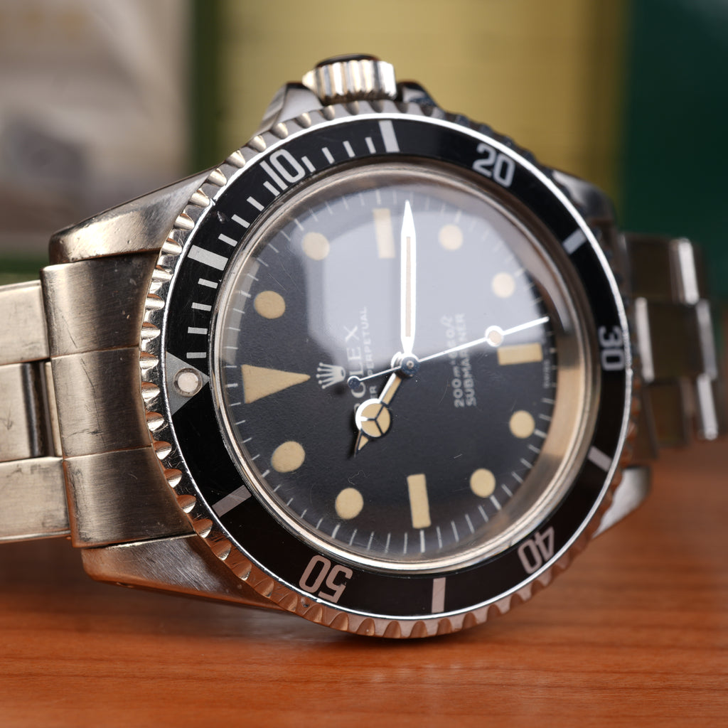 1969 Rolex Submariner 5513 Unpolished Unserviced Exceptional Original Owner Full Set