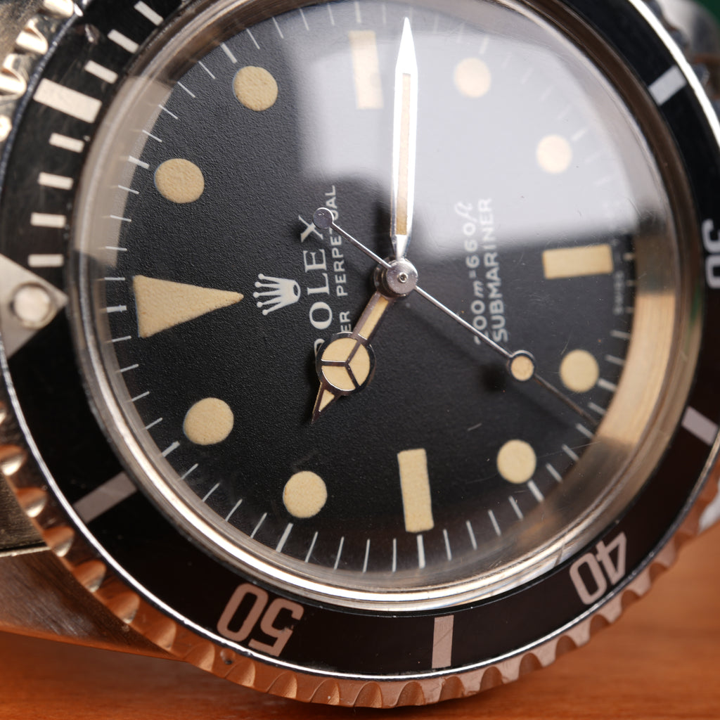 1969 Rolex Submariner 5513 Unpolished Unserviced Exceptional Original Owner Full Set