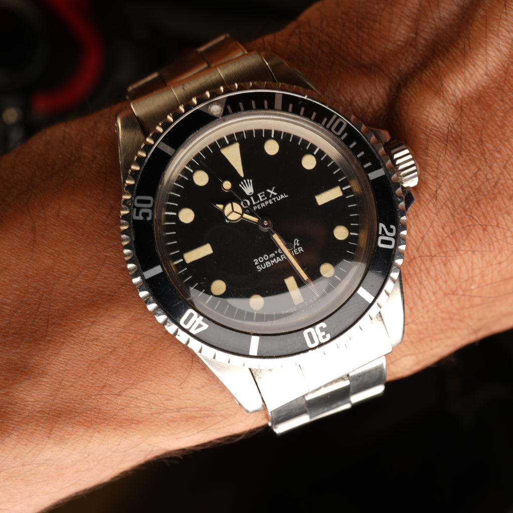 1969 Rolex Submariner 5513 Unpolished Unserviced Exceptional Original Owner Full Set