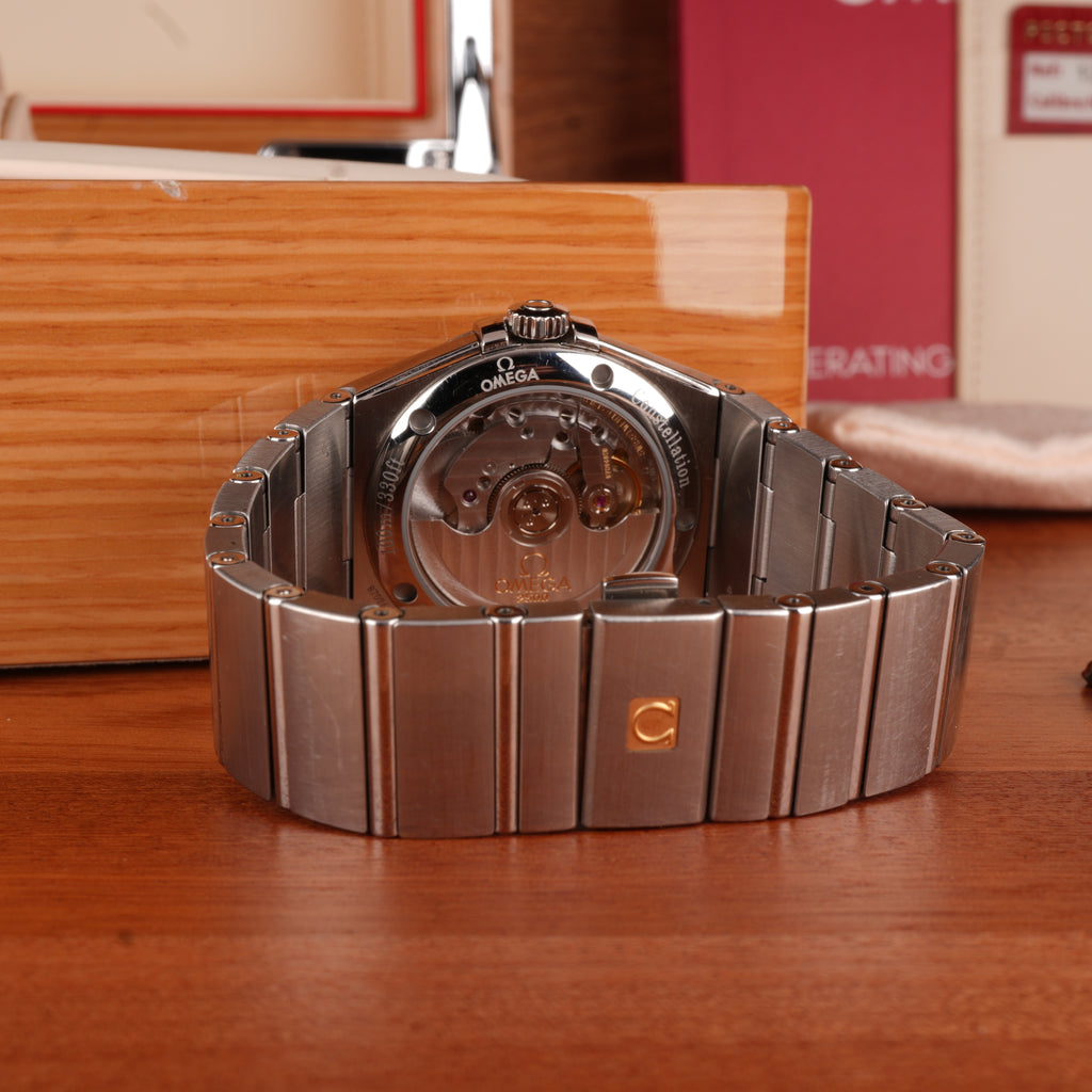 2016 Omega Constellation Co-Axial 35mm One Owner Box and Card
