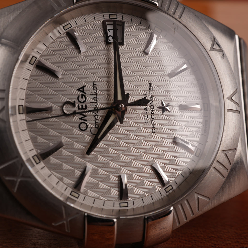 2016 Omega Constellation Co-Axial 35mm One Owner Box and Card