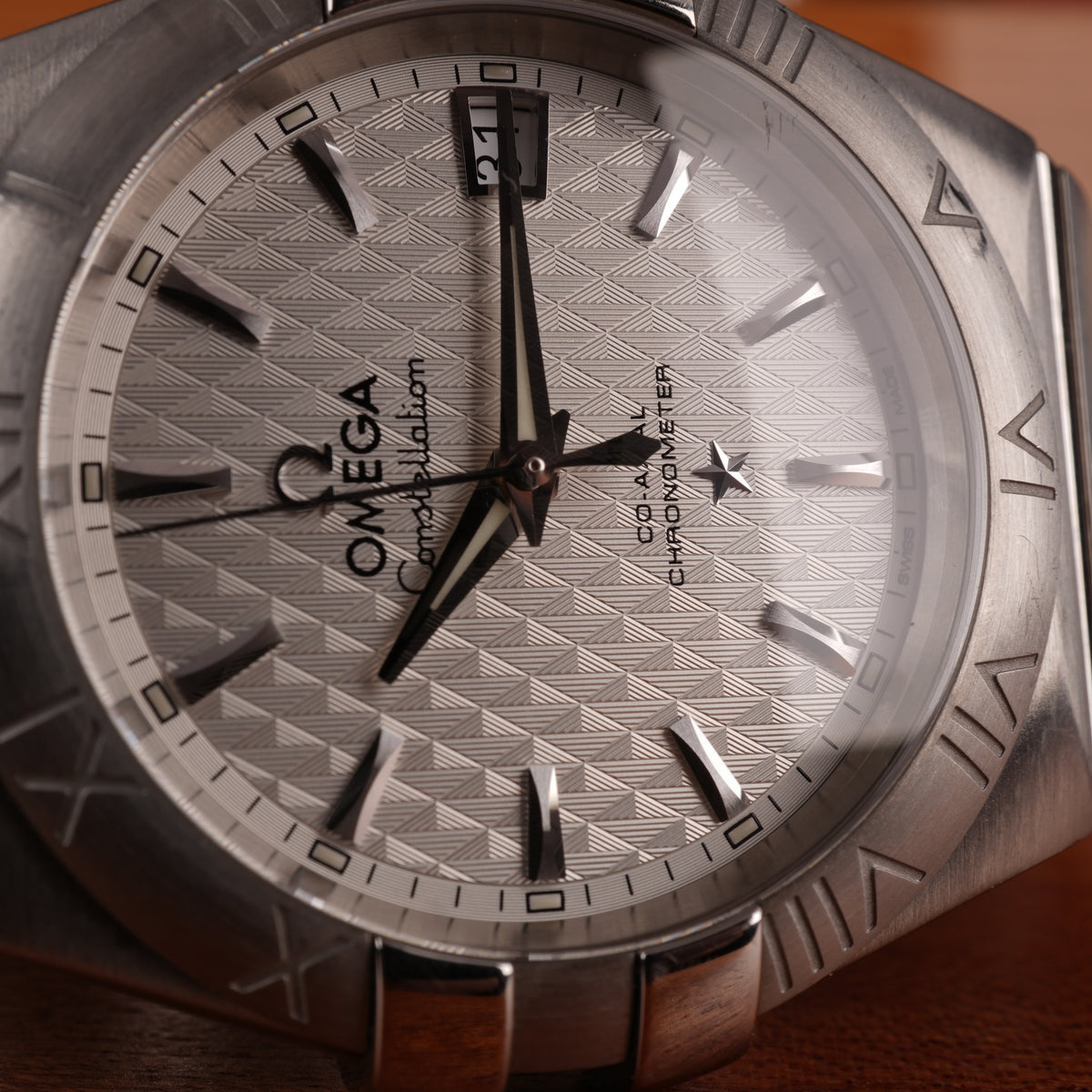 2016 Omega Constellation Co-Axial 35mm One Owner Box and Card
