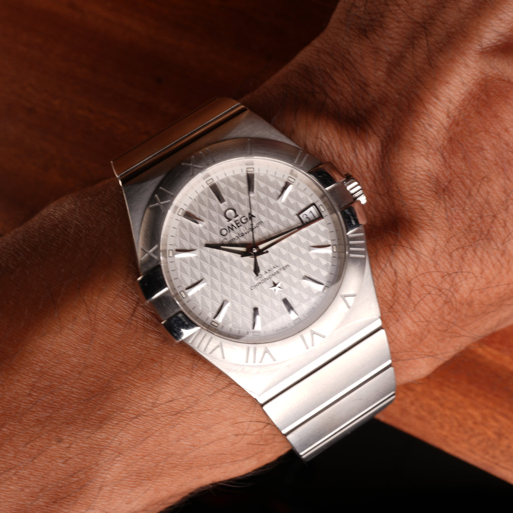 2016 Omega Constellation Co-Axial 35mm One Owner Box and Card