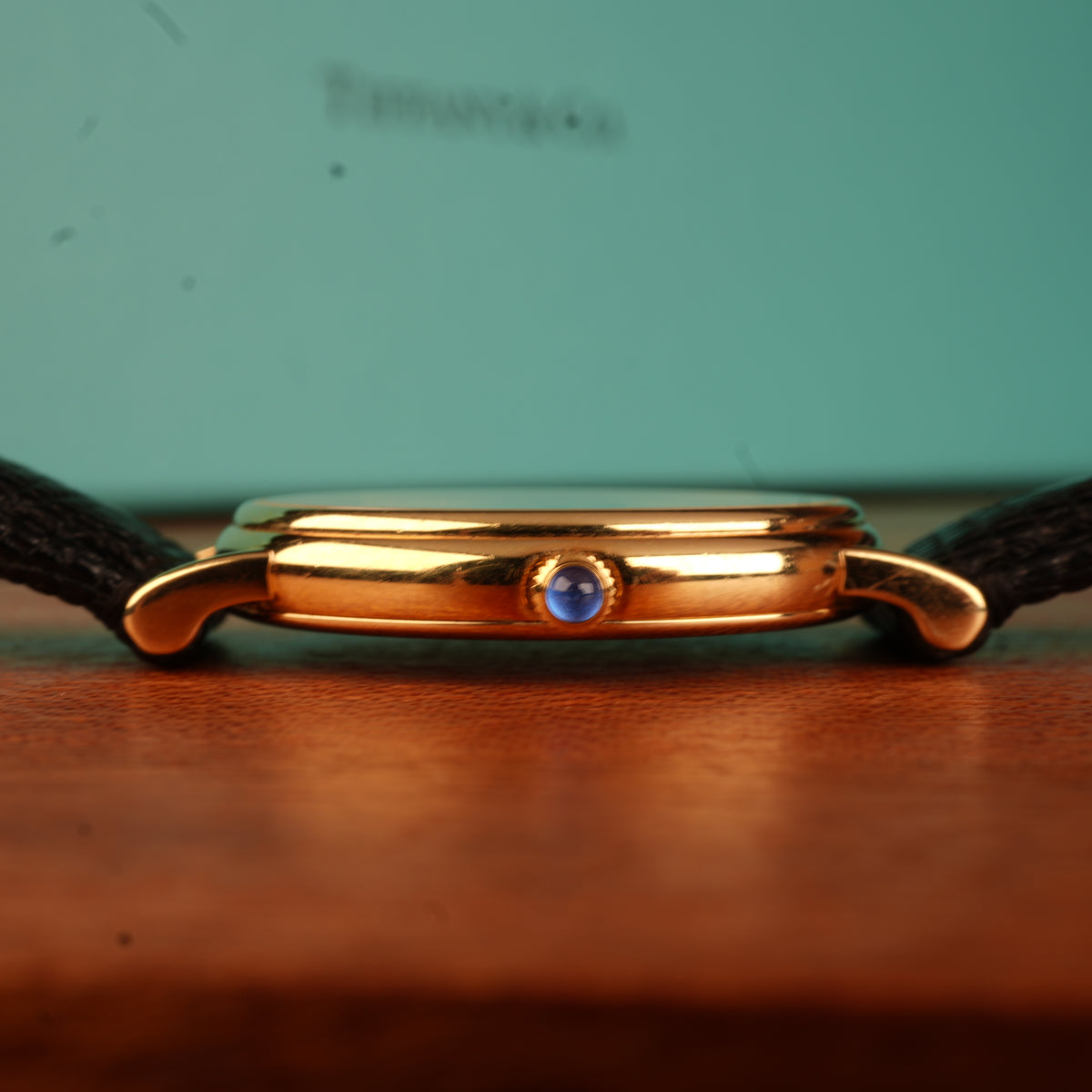 Tiffany & Co. 14k Solid Gold Large Ladies Watch Oval Roman Dial