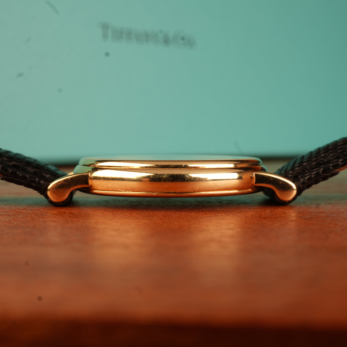 Tiffany & Co. 14k Solid Gold Large Ladies Watch Oval Roman Dial