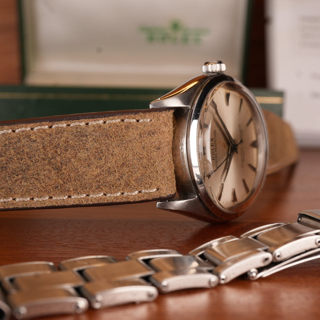 1963 Rolex Oyster Perpetual 1002 Arrow Dial Original Box - Award Watch