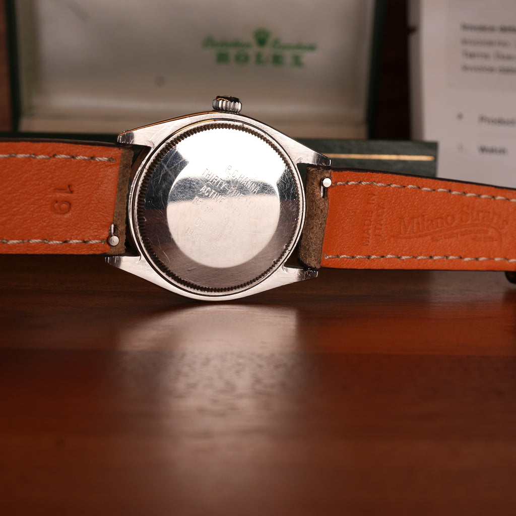 1963 Rolex Oyster Perpetual 1002 Arrow Dial Original Box - Award Watch