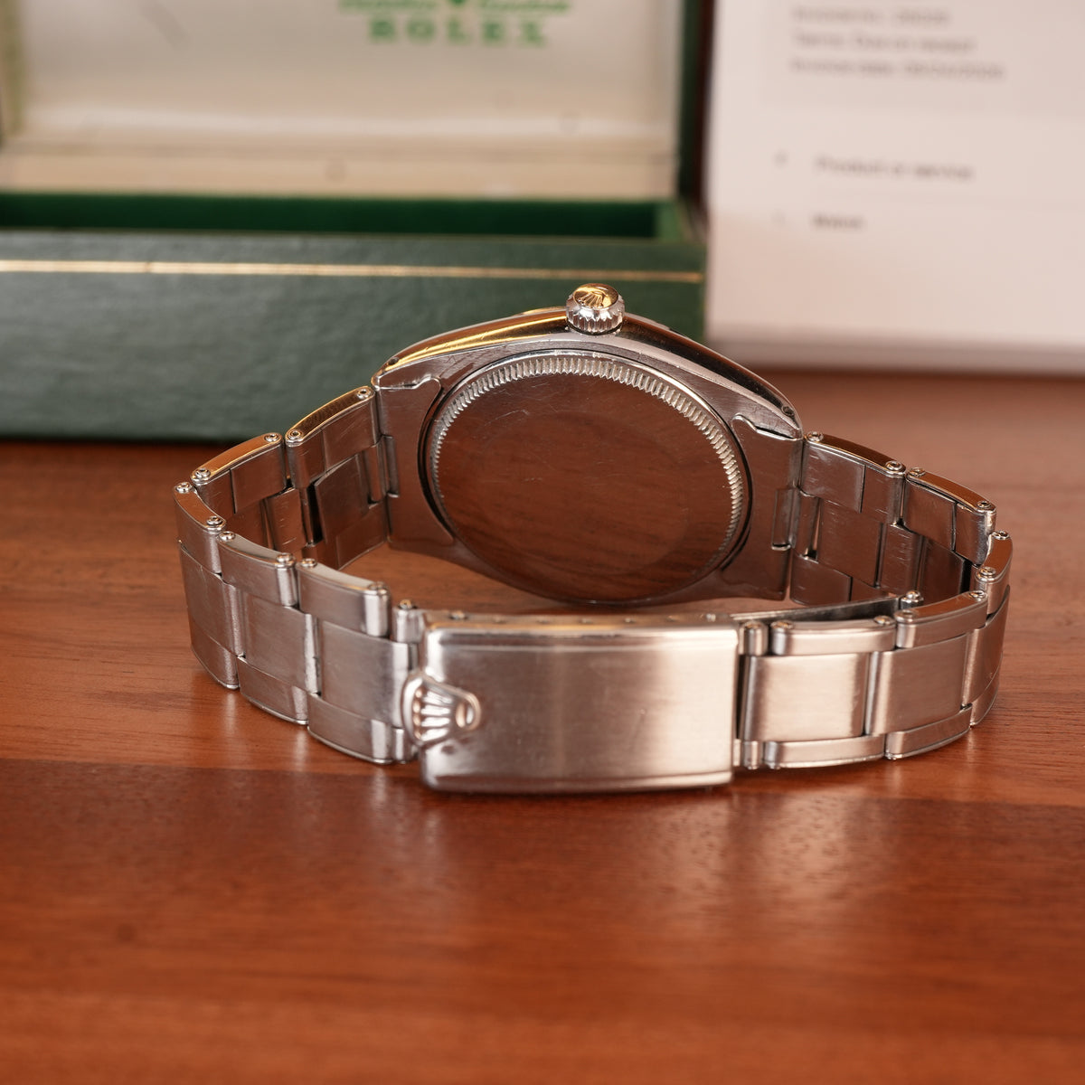 1963 Rolex Oyster Perpetual 1002 Arrow Dial Original Box - Award Watch