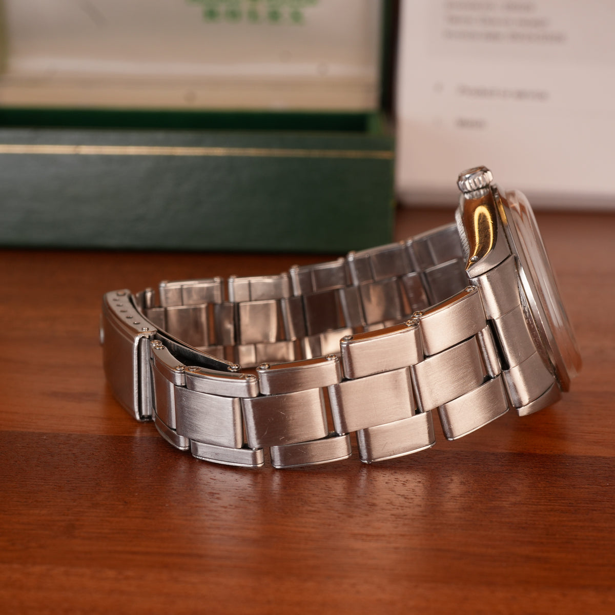 1963 Rolex Oyster Perpetual 1002 Arrow Dial Original Box - Award Watch