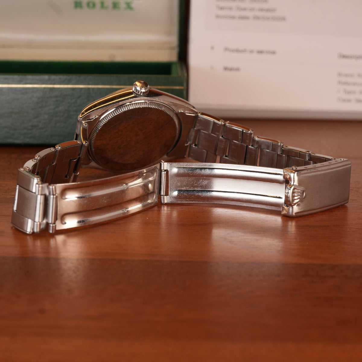 1963 Rolex Oyster Perpetual 1002 Arrow Dial Original Box - Award Watch