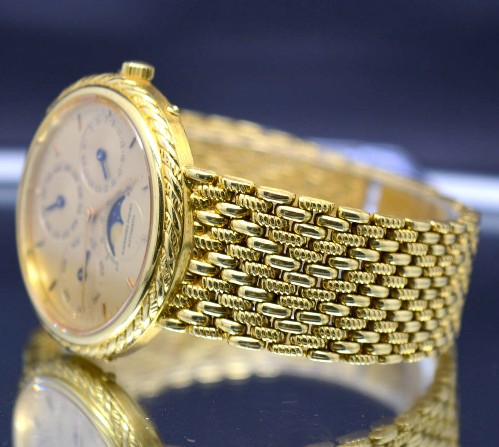 Vintage 18k Yellow Gold Audemars Piguet Quantieme Perpetuel Automatic