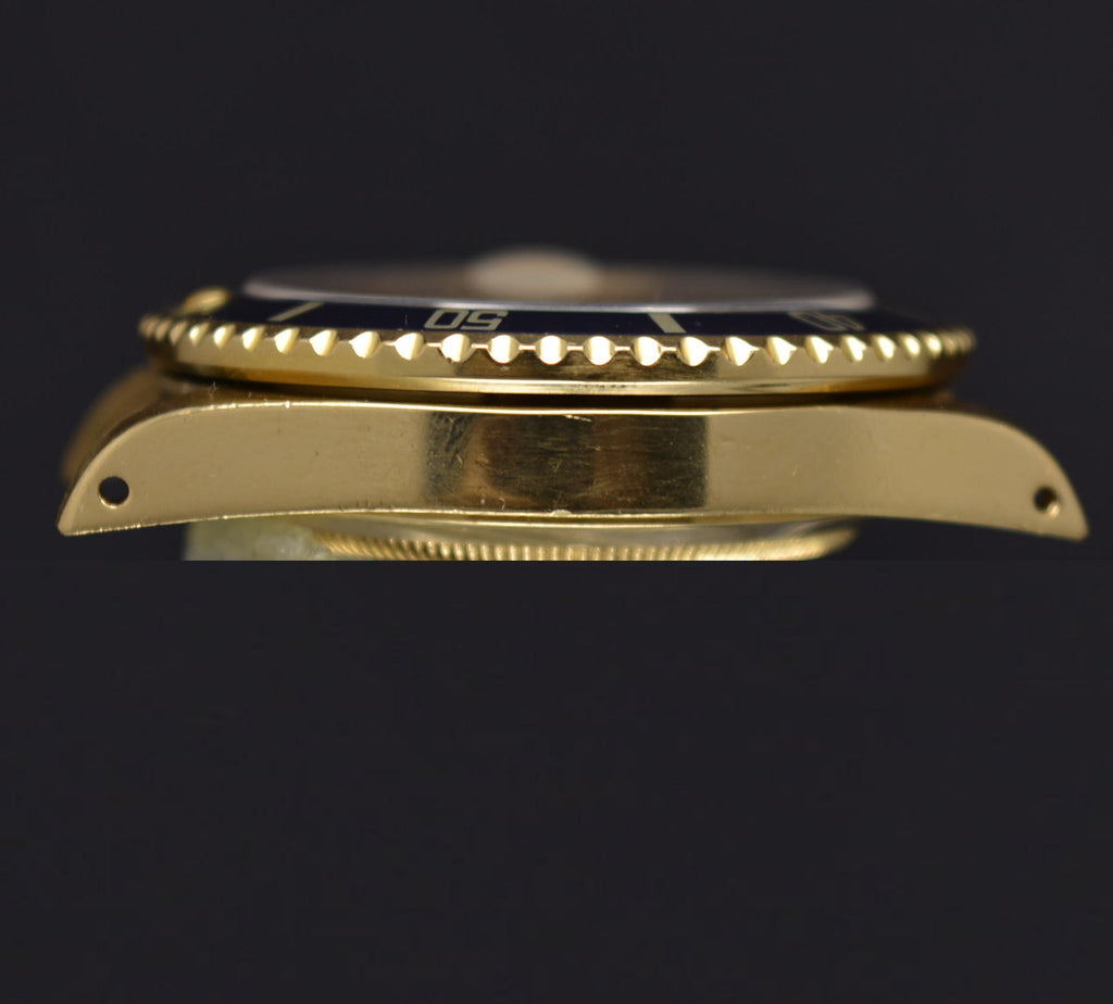 Rolex Submariner 16808 Gold Tropical Green Dial Full Set Papers