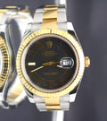 Rolex Datejust II 2 116333 Mens 41mm Roman 18k Gold SS 2015 Box & Papers