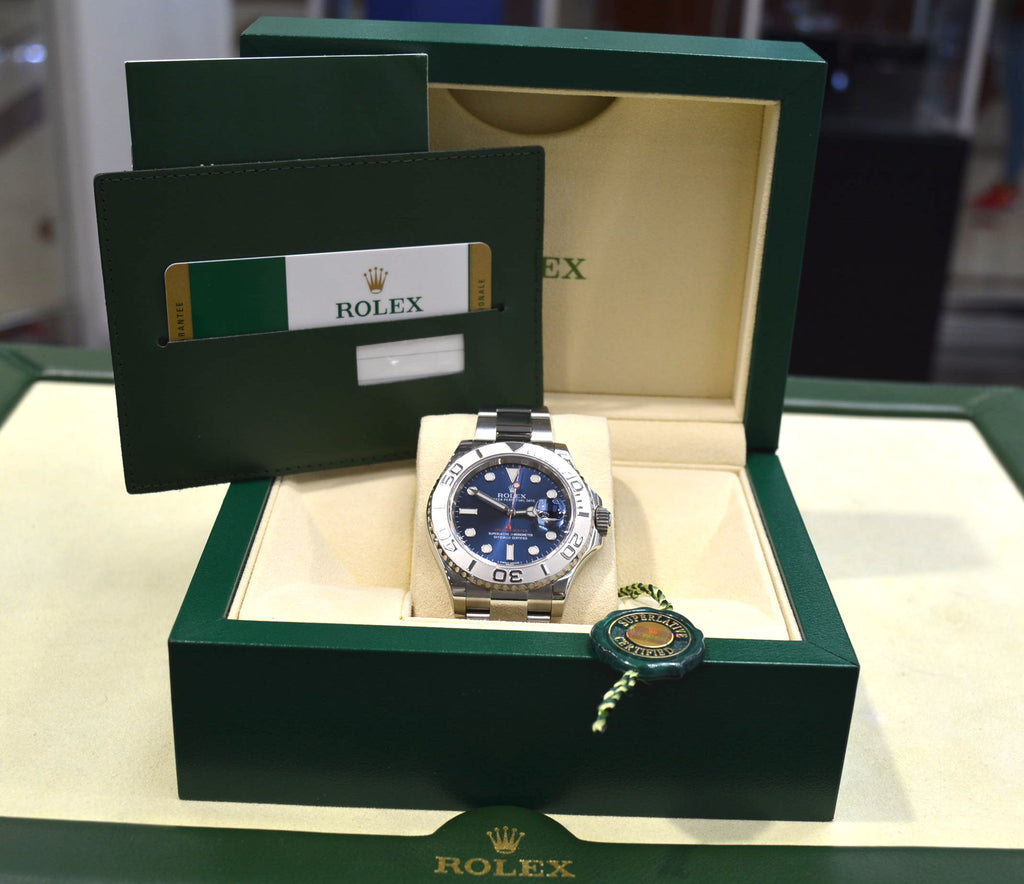 Rolex Yacht-Master blue 116612 40mm box and papers 2015