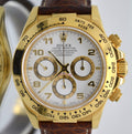 Rolex 16518 Daytona Zenith Movement Yellow Gold 18k Box Papers Never Polished