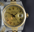 Rolex DateJust 16013 2Tone 18k/SS Roman - Full Set