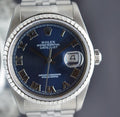 Rolex DateJust 16200 Blue Roman Dial
