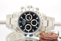 Rolex Daytona 116520 Steel Box Papers Engraved Bezel Black Dial Full Links Band