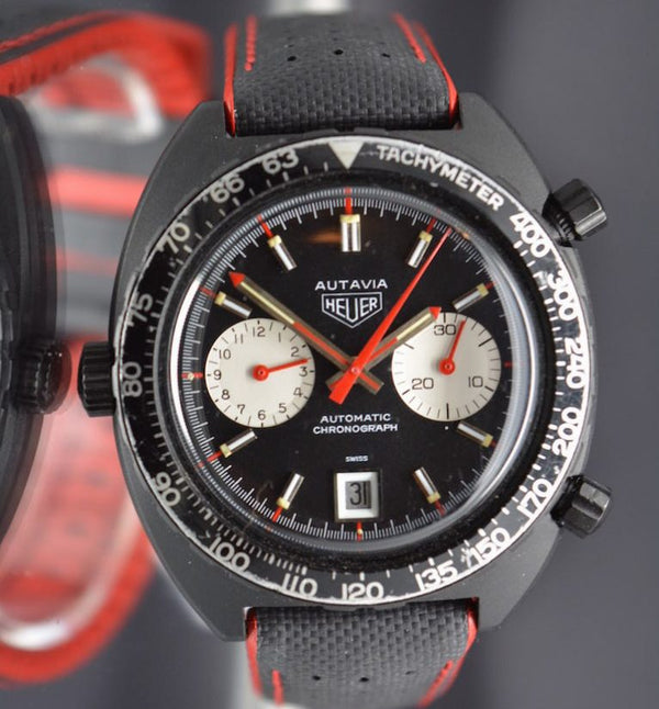 Heuer AUTAVIA 11063 Caliber 113.603- Black PVD