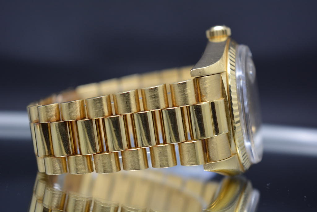 Rolex Day-Date 1803 Yellow Gold/Diamonds Arabic Dial (AKA PRESIDENT)-FULL SET