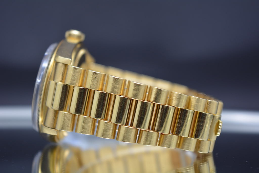 Rolex Day-Date 1803 Yellow Gold/Diamonds Arabic Dial (AKA PRESIDENT)-FULL SET