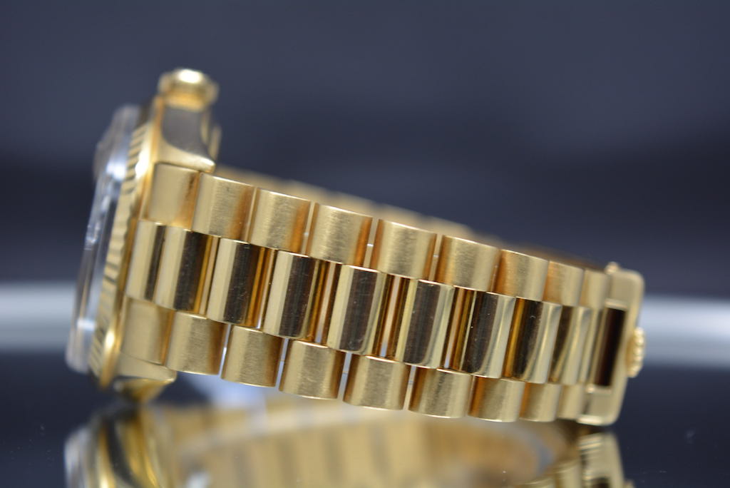 Rolex Day-Date 1803 Yellow Gold/Chocolate Arabic Dial (AKA PRESIDENT)-FULL SET